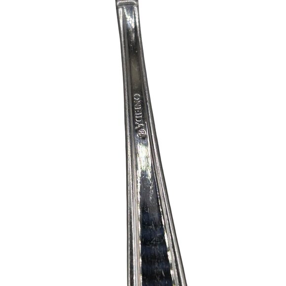 5 Oneida Colonnade stainless steel Soup spoons glossy with frosted handle 7 1/8” - Picture 4 of 4